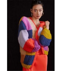 FRNCH patchwork cardigan from Anthropologie